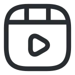 Video Play SVG Icon